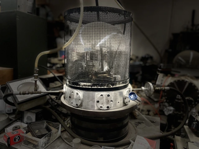 The original device he used to produce buckyball C60 in bulk amounts in 1990