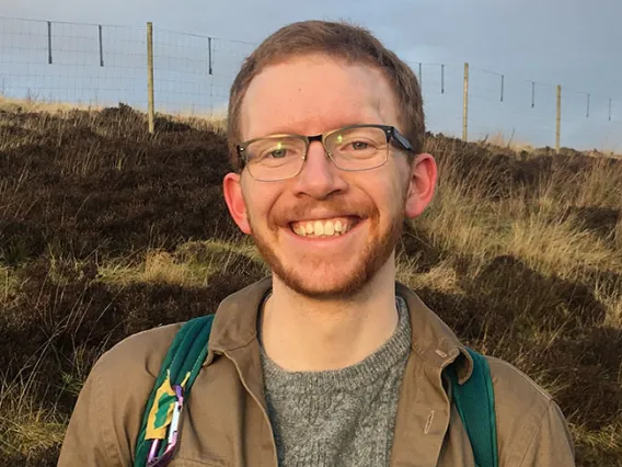Photo of Callum Farrell, UA Physics PhD student.
