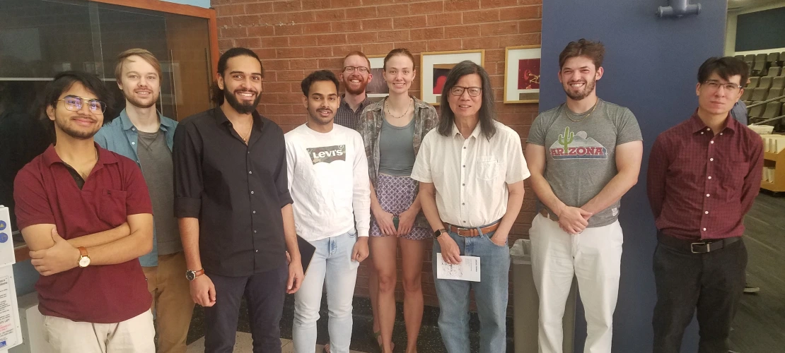 Travel Grant Awardees with Michael and David Fan