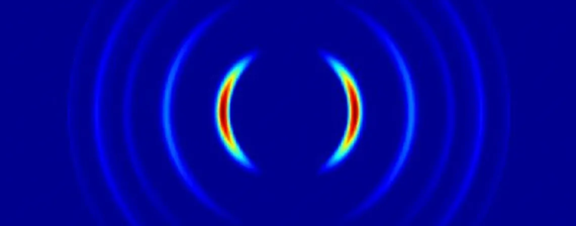 Imaging electron waves emanating from the atoms on attosecond timescale