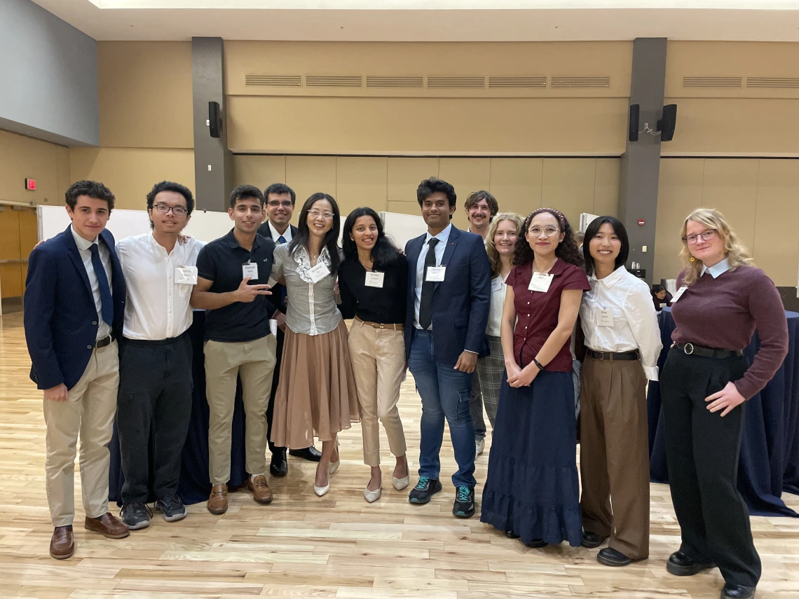 Some 2025 Galileo Circle Scholars with Shufang Su