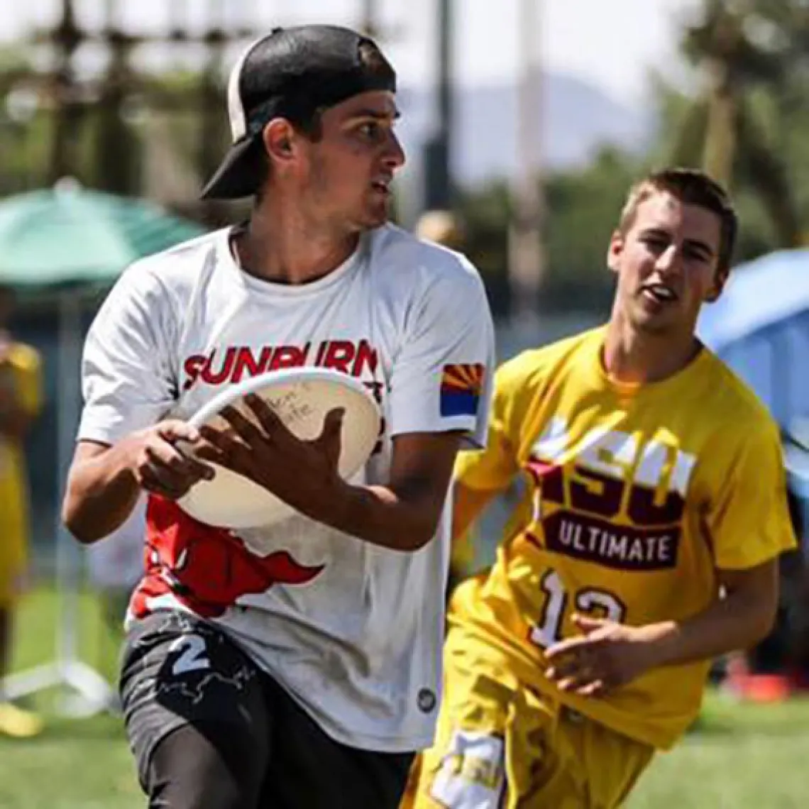 Tom McClintock Playing Frisbee